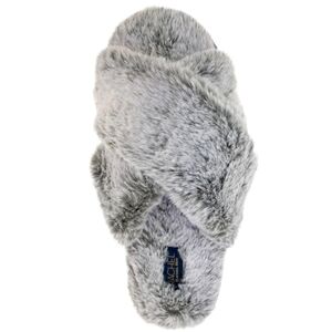 Rachel Roy Ladies Slippers (Crossband) Faux Fur Small